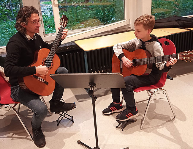 Musik Goethe - Instrumente schnuppern im Goethe-Gymnasium 2023