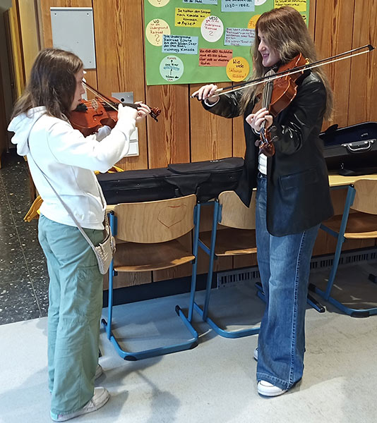 Musik Goethe - Instrumente schnuppern im Goethe-Gymnasium 2023