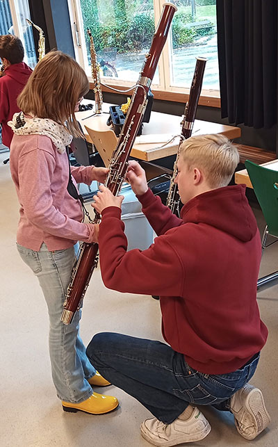 Musik Goethe - Instrumente schnuppern im Goethe-Gymnasium 2023