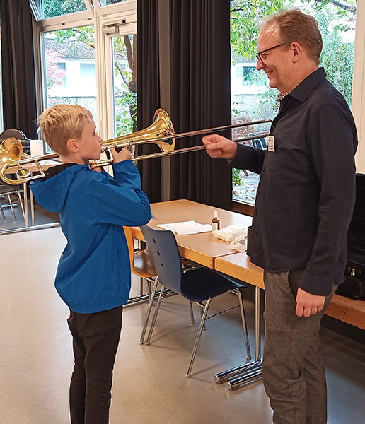 Musik Goethe - Instrumente schnuppern im Goethe-Gymnasium 2023