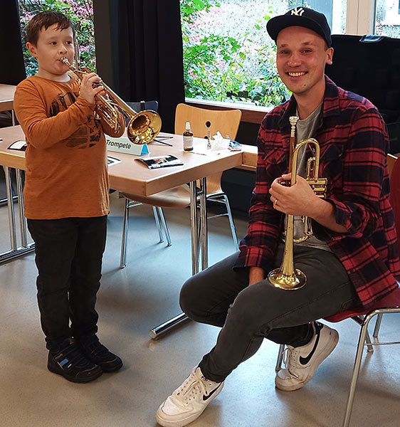 Musik Goethe - Instrumente schnuppern im Goethe-Gymnasium 2023