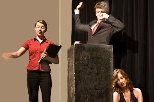 Chor und Orchester des Goethe-Gymnasiums unter Leitung von Astrid Demattia