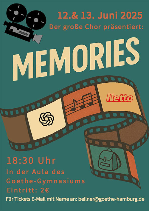 Musik Goethe - Memories - Großer Chor Konzert 2025
