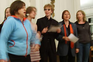 Chorreise 2008 des Goethe-Gymnasiums unter Leitung von Astrid Demattia