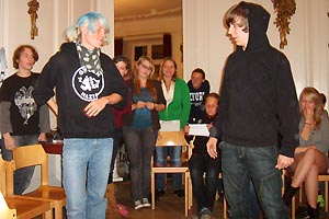 Chorreise 2008 des Goethe-Gymnasiums unter Leitung von Astrid Demattia