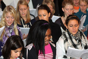 Chorreise 2009 des Goethe-Gymnasiums unter Leitung von Astrid Demattia