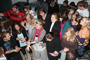 Chorreise 2009 des Goethe-Gymnasiums unter Leitung von Astrid Demattia