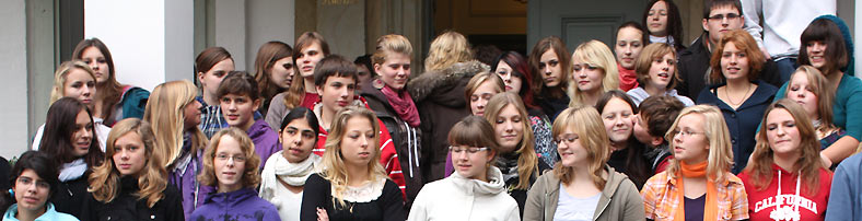 Chorreise 2009 des Goethe-Gymnasiums unter Leitung von Astrid Demattia