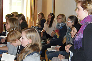 Chorreise 2011 des Goethe-Gymnasiums unter Leitung von Astrid Demattia