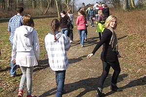 Chor und Orchester des Goethe-Gymnasiums unter Leitung von Astrid Demattia