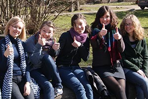 Chor und Orchester des Goethe-Gymnasiums unter Leitung von Astrid Demattia