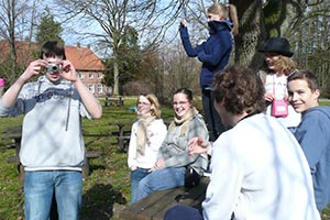 Chor und Orchester des Goethe-Gymnasiums unter Leitung von Astrid Demattia